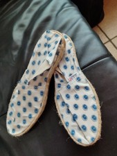 Mistral Espadrilles Weiss Blau Gr 39