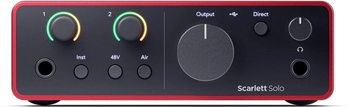 Focusrite scarlett solo - scarlett, usb-c