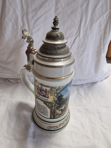 Bierkrug seidel mit - bierkrug,
