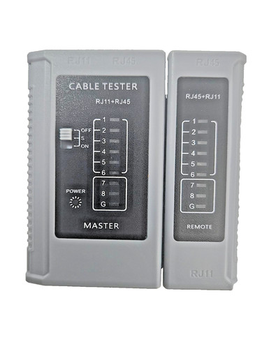 Rj45 rj11 kabeltester - rj11,