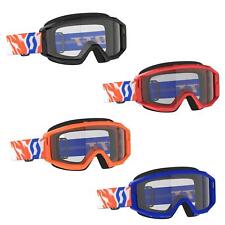 Scott Kinder Moto Cross Brille Primal Transparent Antibeschlag Stoßfest Helm