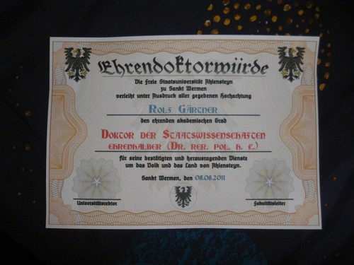 Doktortitel ehrendoktor - doktortitel,,