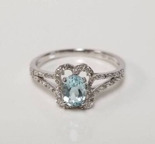 Natürlicher Aquamarin Und