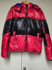 DIESEL Winterjacke Rot Schwarz