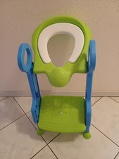 Toilettentrainer Kinder Toilettenstuhl Toilettensitz mit Treppe WC Sitz Grün