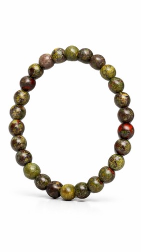 Blutjaspis jaspis armband 19cm - blutjaspis,