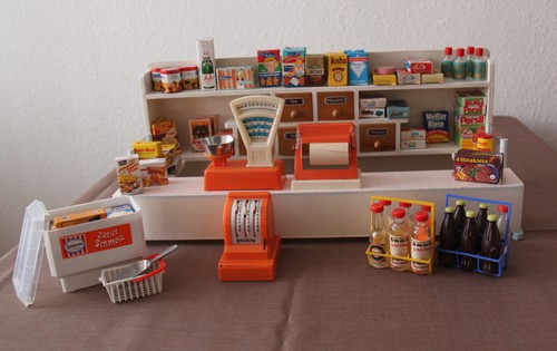 Puppen kaufmannsladen vintage - puppen,