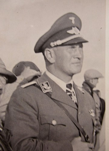 Altes foto luftwaffe offizier - foto,