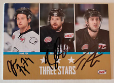 DEL 17/18 Three Stars DEL-296 Fox-Segal-Aronson SIGNIERT (Thomas Sabo IceTigers)