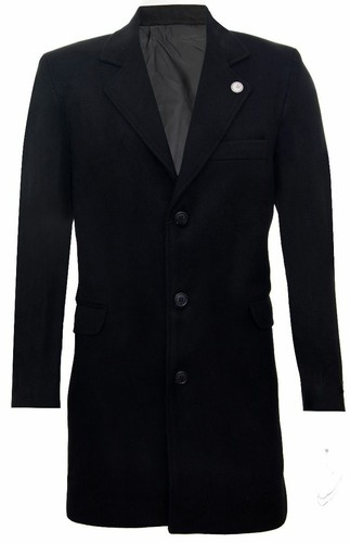 Herren lang schwarz wolle - herren,