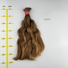 Europäisches Echthaar Rohhaare  hellblond mind.132 Gr 30-35cm - 30032574