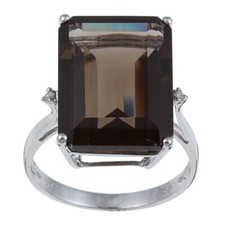 10k Weiß Gold Groß