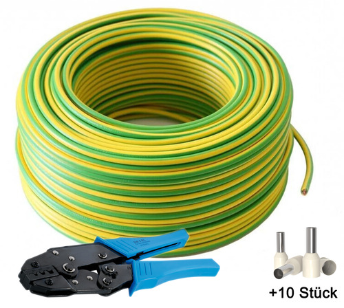 50m erdungskabel 10mm2 h07v - 50m,