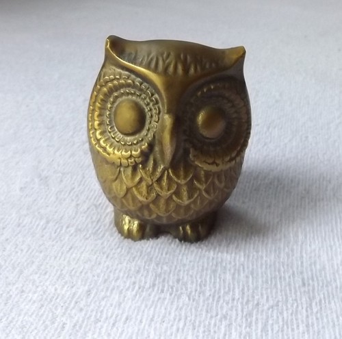 Uralte eule uhu messing schwer - eule,