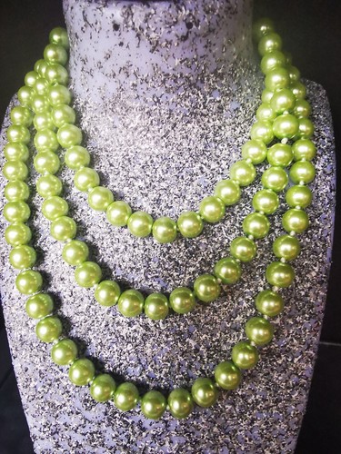 Perlenkette muschelkern - perlenkette,
