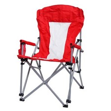 B-Ware Campingstuhl MCW-L50, Klappstuhl, waschbar Schutzhülle Stoff/Textil rot