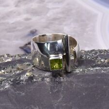 Peridot Ring, 925er Silber