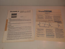 verschiedene Unterlagen Trumatic S und Truma-Therme - Oldtimer 