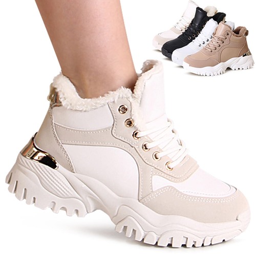 Damenschuhe plateau sneaker - plateau,