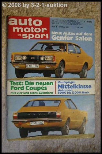Ams auto motor sport - sport, 7/71