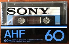 SONY Leerkassette AHF 60 min