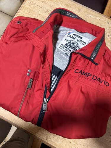 Camp david jacke rot l - david,