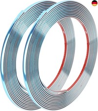 2 Stücke Chrom Zierleiste