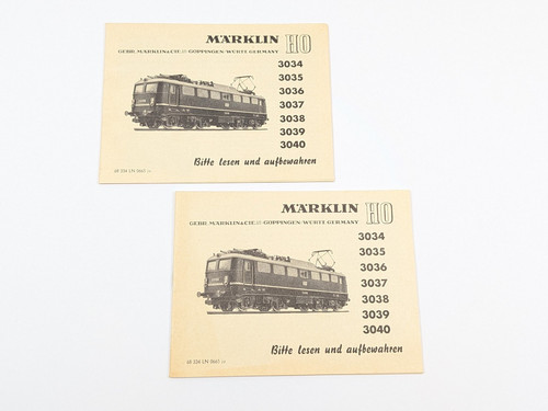 Märklin 3034 3035 3036 3037