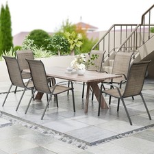 6 Stück Gartenstühle