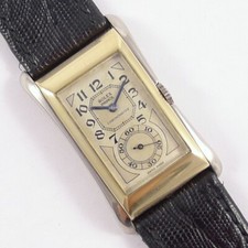 ROLEX PRINCE DOCTORS WATCH Weißgold/Gelbgold 2 farbiges Goldgehäuse 1930er Jahre