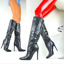 LUXUS DAMENSCHUHE MEGA STIEFEL