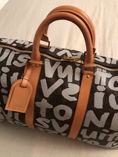 Original LOUIS VUITTON Keepall 50 Monogram Graffiti.