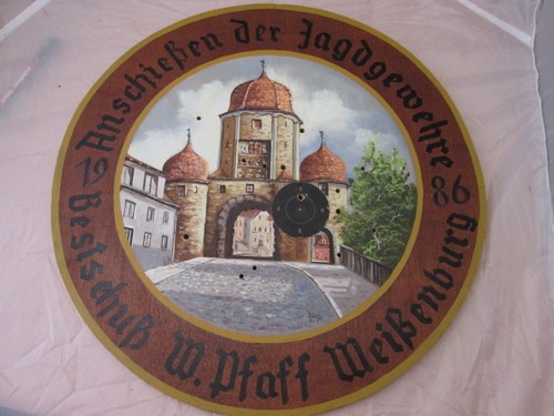 Alte schützenscheibe - alte,