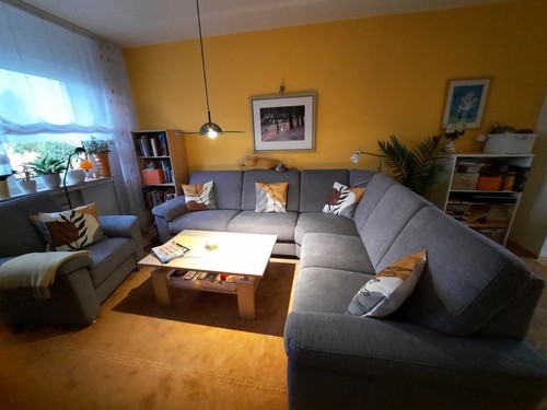 Neuwertiges graues eck sofa - neuwertiges,, eck-sofa