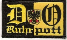 Dortmund Aufnäher + RUHRPOTT + Fan Weste Kutte Patch Sammler Stadion kein Pin