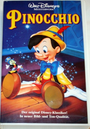 Vhs pinocchio - vhs,
