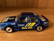 Matchbox 1987 MI 190 Saab 9000 Turbo Blue Lazer Laser Wheels # 22 Near Mint Rare