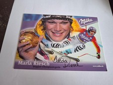 Karte Maria Riesch (Wintersport)  mit Autogramm - ORIGINAL,