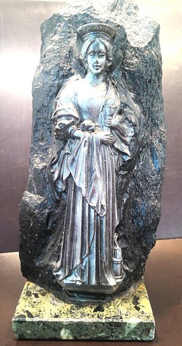 Heilige barbara mit - mit, umhang