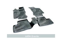 Satz Gummi Fußmatten original Lada Kalina Granta 99999219073182
