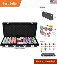 Pokerkoffer Set 500 Chips -