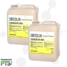 Essigsäure 60%  2x10 L Entkalker Essig Reiniger technisch - 20 Liter