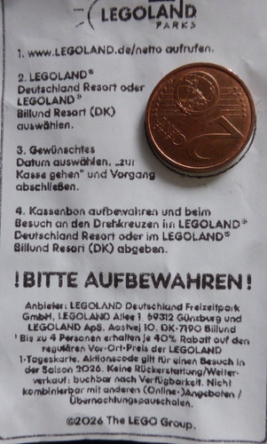 Rabatt auf die legoland 1 - rabatt,
