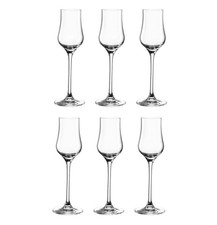 Leonardo Ciao+ Grappaglas 85ml 6er Set Schnapsglas Spirituosenglas Glas klar