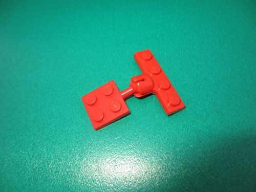 Lego anhängerkupplung rot - 1x,