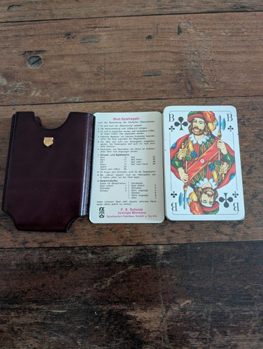 Vintage skat kartenspiel x - vintage,