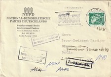 DDR, Brief Maschinenstempel