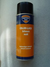 3 Autolackspraydosen  Acrylackspraydose  schwarz matt 400ml 
