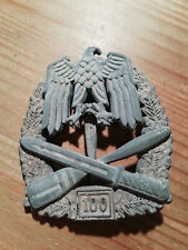Allgemeines Sturmabzeichen - Einsatzzahl 100 - entnazifiziert - WH/WK II