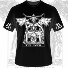 Occult The Devil - T-Shirt S-XXXL, Teufel, Baphomet,Satanic Pentagram Art